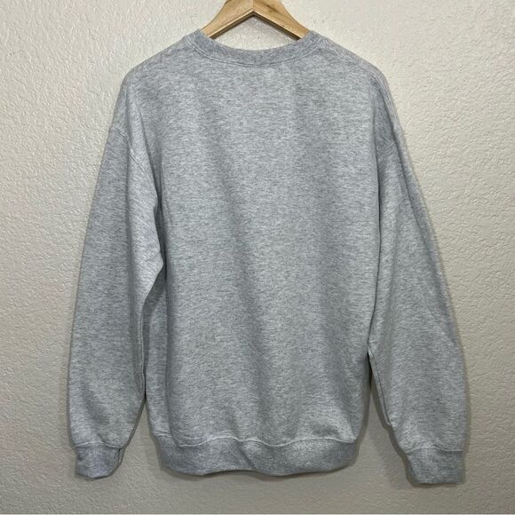 Alpha Chi Sorority Custom Sweatshirt Grey Checkered Spell Out Size M - Picture 2 of 12